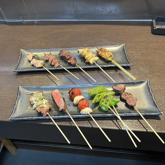 串焼きおまかせ2時間飲み放題付きコース