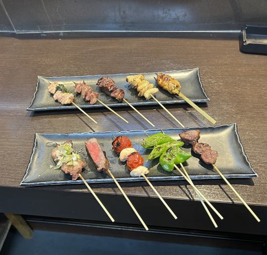 串焼きおまかせ2時間飲み放題付きコース