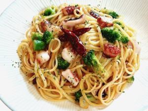 Octopus and Broccoli Peperoncini