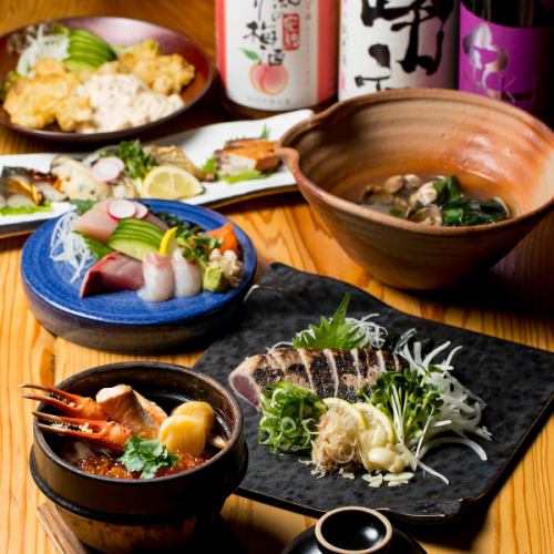 ``Omakase Course'' where you can enjoy Kishu's seasonal ingredients