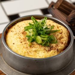 しじみ出汁の羽釜玉子焼き