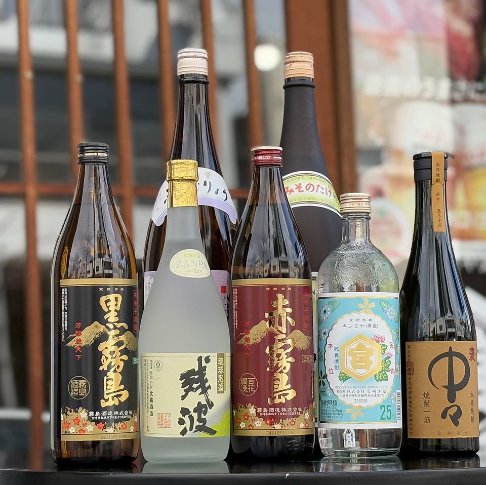 信州の地酒や焼酎を豊富にご用意◎焼鳥や餃子と共に♪