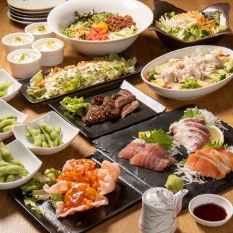 [A higher-class banquet!] Filled with specialty dishes made with carefully selected ingredients! <120 minutes of all-you-can-drink> Hot pot course with 8 dishes for 6,500 yen