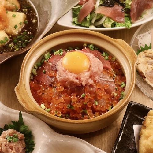 【肉鮪土鍋飯】4000円