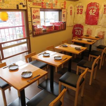 Table seats ◎ You can use it for various scenes such as welcome and farewell parties, various banquets, after-parties, and watching sports in a homely atmosphere! banquet)