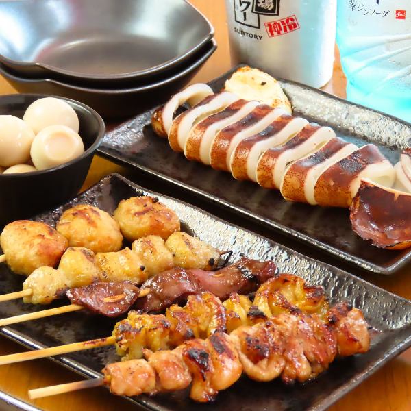 【上質なお肉をリーズナブルな価格でご提供！】焼き鳥70円（税込）～