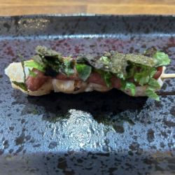 Chicken fillet and shiso