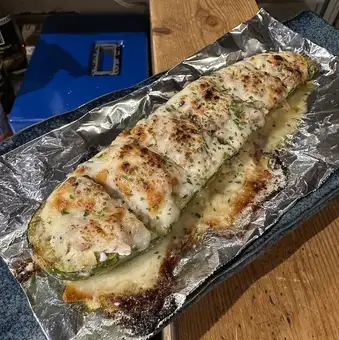 ズッキーニのツナマヨチーズ焼き