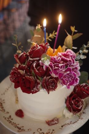 【誕生日&サプライズ◎】ケーキのご予約♪Lサイズ直径16cm(4-5名用)/1組様4480円でご用意♪