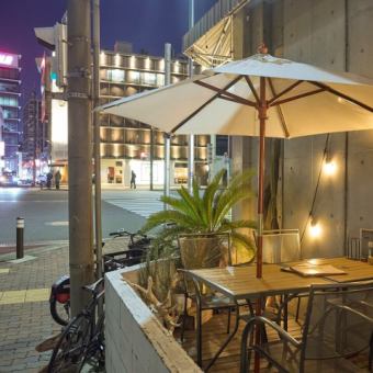 Open terrace seating!