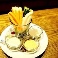 スティックサラダ～3種のディップソース～