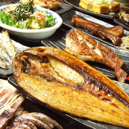 [Exciting course] All 10 dishes, 120 minutes of all-you-can-drink included! Grilled black-throated mackerel and Shimesaba sashimi course!