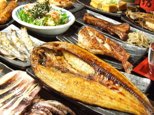 [Exciting course] All 10 dishes, 120 minutes of all-you-can-drink included! Grilled black-throated mackerel and Shimesaba sashimi course!