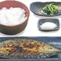 pacific saury opening set meal
