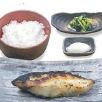 Sablefish pickled in Saikyo set meal