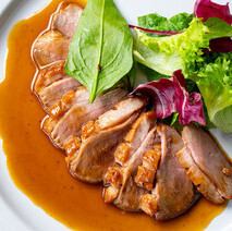 極 合鴨ロースト 自家製ソース添え