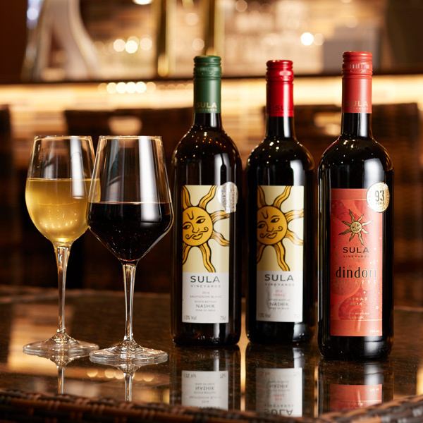 ワイン・ビール等スパイシーな料理に合う世界のドリンクご用意♪