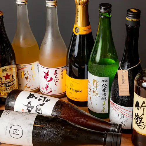 お酒に合わせた地酒多数