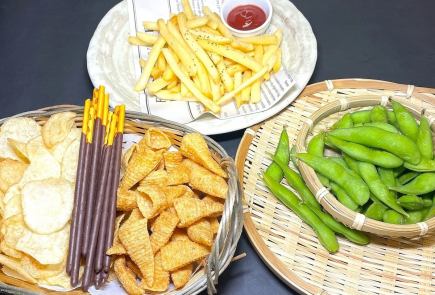 二次会コース 【室料2時間+おつまみ3品+飲み放題】