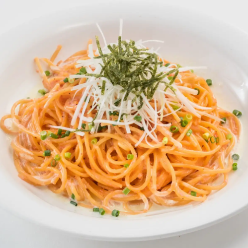 明太子クリームパスタ
