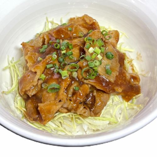 豚カルビにんにく丼