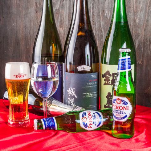 We purchase sake, shochu, and wine from time to time!