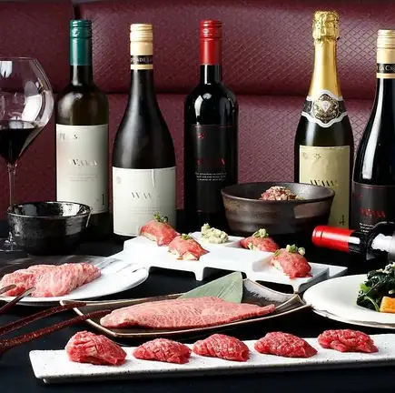 黒毛和牛2種・和牛筋煮込み・肉寿司を堪能!寅コース全9品(料理のみ)7800円(税込)