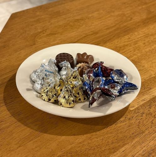 チョコレート盛り合わせ