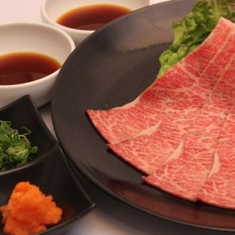 【요리만 ◇국산 쇠고기 스키야키 코스】 고급 고기의 맛 ◎ 제철 야채, 우동 or 밥, 디저트