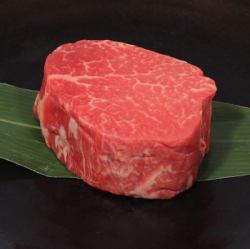 Tender and healthy Japanese black beef fillet