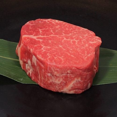 Tender and healthy Japanese black beef fillet