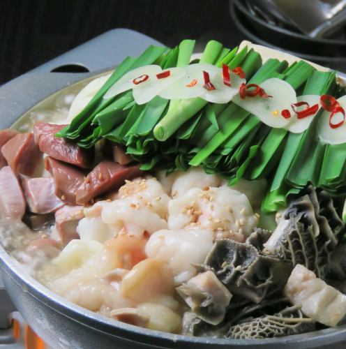 寒い時期に大人気のもつ鍋