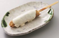 하치 켄덴 민치 (츠키미 누레 · 치즈 소스) 각