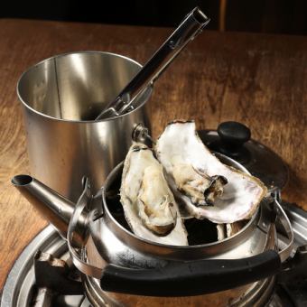 牡蠣のやかん焼き