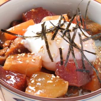 Mini fresh fish yukhoe rice bowl