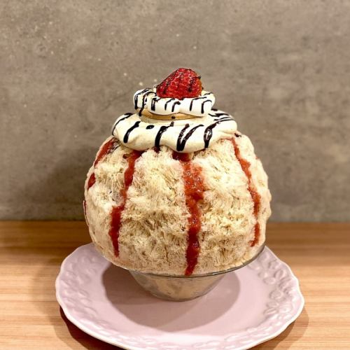 苺スモアとミルクティー