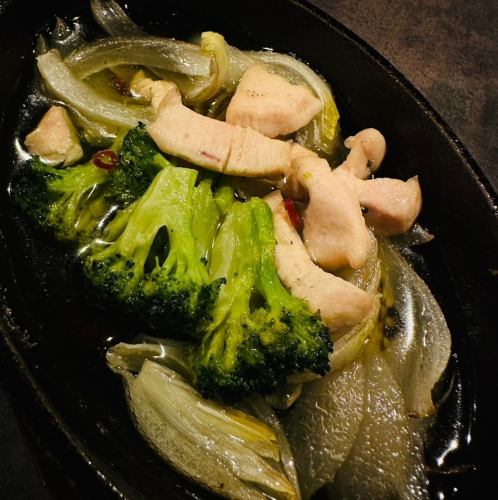 チキンのアヒージョ
