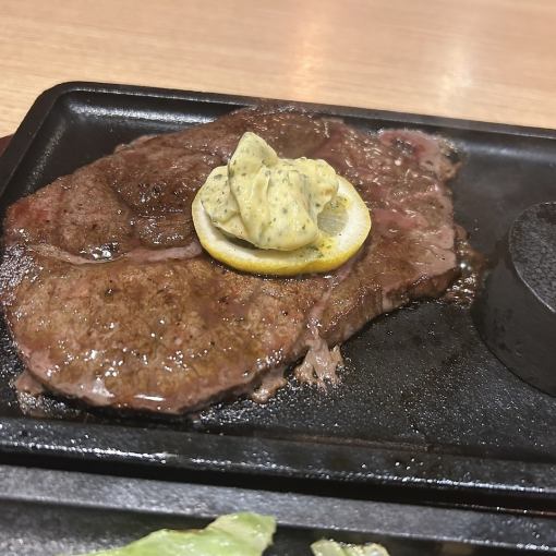 【牛ロースステーキ】+【国産牛100％煮込みハンバーグ】+【アイス食べ放題】2時間食べ飲み4500円