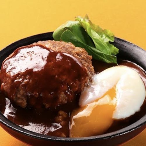 王道デミたまハンバーグ(ライス付)