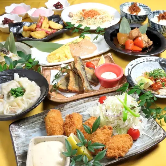 一番人気刺身付き【季節の味覚&選べるメイン☆】の食べ放題+プレミアム飲み放題[120分]⇒4000円