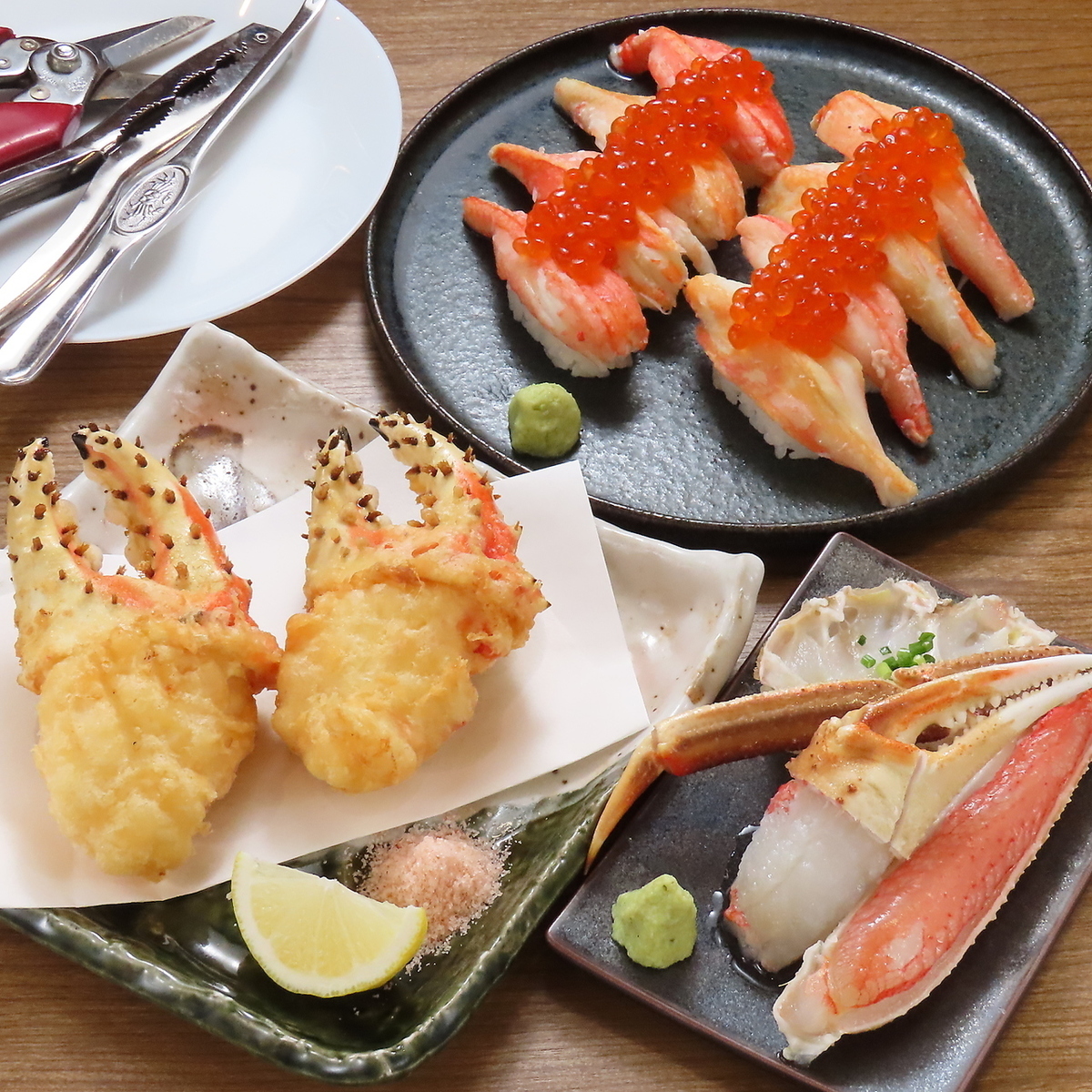 かに好きが唸る珠玉のかに料理を種類豊富にご用意しております☆