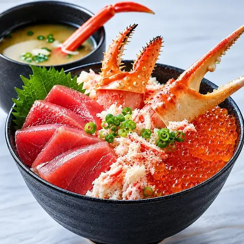 ランチはサラダバー付き海鮮丼&定食がお得!