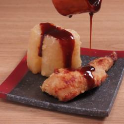 おでん大根の味噌天ぷら　
