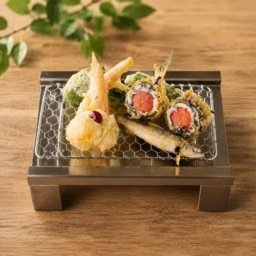 季節のご馳走【四季を味わう旬の天ぷら】　7種一人前