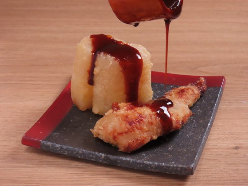 天ぷら新名物誕生！秘伝みそ出し。