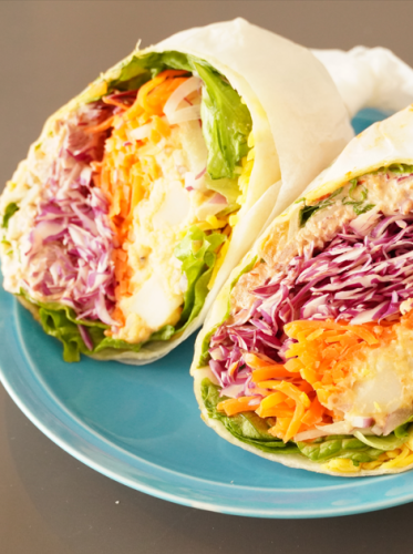 ツナと野菜のブリトー