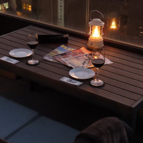 A spacious rooftop terrace! We are proud of the open space!