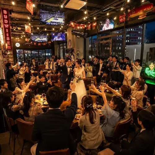 結婚式の二次会にも最適◎