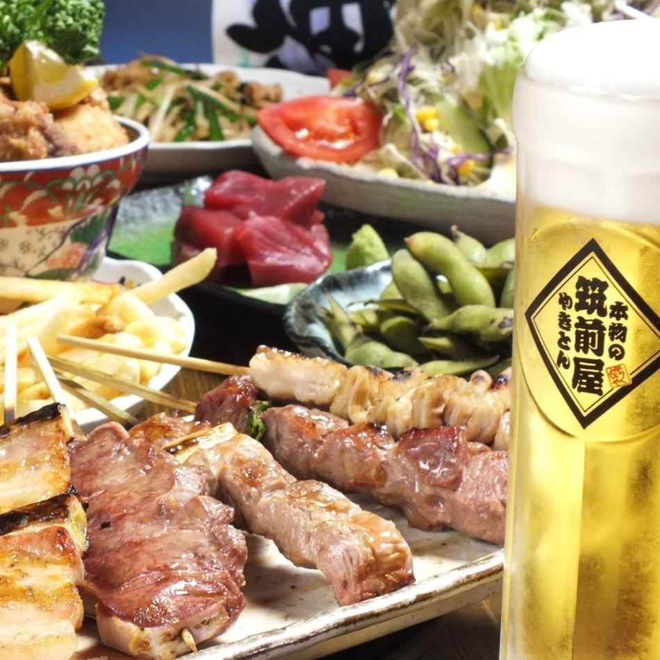 Courses with all-you-can-drink starting from 4,000 yen. Perfect for all kinds of parties!