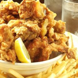 Chikuzenya's specialty!! Huge serving of fried chicken